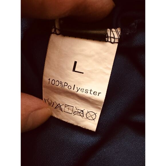 Women's Navy V-Neck Bell Sleeve Floral Print High-Low Hemline Maxi Dress Size L - Picture 9 of 10